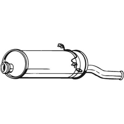 BOSAL 135-021 Bakre lyddæmper - For Citroën Xsara Picasso BOSAL 135-021 Bakre lyddæmper - For Citroën Xsara Picasso