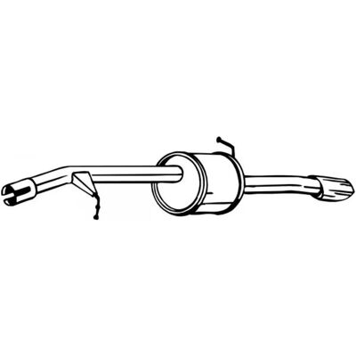 Bosal 135-111 Hinterauspuff - Endschalldämpfer Bosal 135-111 Hinterauspuff - Endschalldämpfer