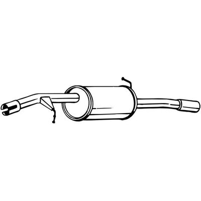 Bosal 135-123 Takaäänenvaimennin - Pakoputken äänenvaimennin Bosal 135-123 Takaäänenvaimennin - Pakoputken äänenvaimennin