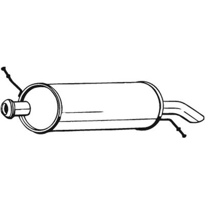 Bosal 135-545 Silenzioso posteriore - Silencer / Muffler Bosal 135-545 Silenzioso posteriore - Silencer / Muffler