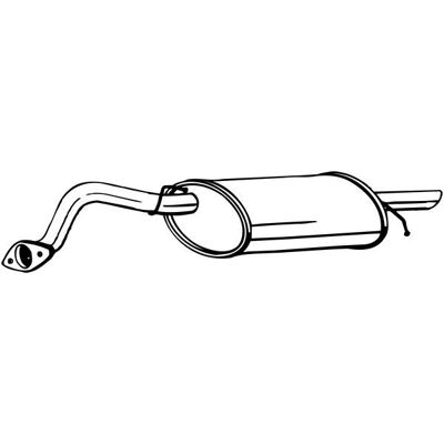 BOSAL 141-195 Rear Exhaust Muffler for DAEWOO Lanos 3/5 doors BOSAL 141-195 Rear Exhaust Muffler for DAEWOO Lanos 3/5 doors
