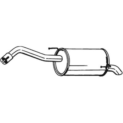 Bosal 145-143 Silencieux arrière - Échappement Bosal 145-143 Silencieux arrière - Échappement