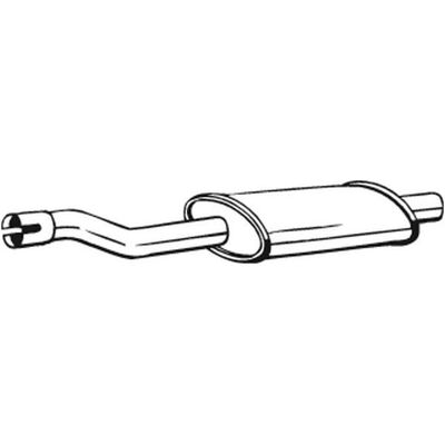 BOSAL 148-099 Central Silencer - Catalytic Converter BOSAL 148-099 Central Silencer - Catalytic Converter