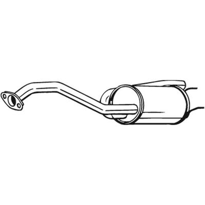 Bosal 163-057 Bagudæmper - Udstødningssystem til Honda Jazz Bosal 163-057 Bagudæmper - Udstødningssystem til Honda Jazz