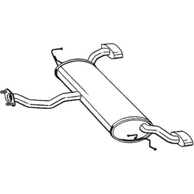 BOSAL 165-003 Rücksitzdämpfer - Auspuffteil BOSAL 165-003 Rücksitzdämpfer - Auspuffteil