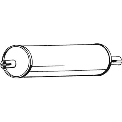Bosal 176-421 - Intermediate Exhaust Muffler for Mercedes-Benz T1 Bosal 176-421 - Intermediate Exhaust Muffler for Mercedes-Benz T1