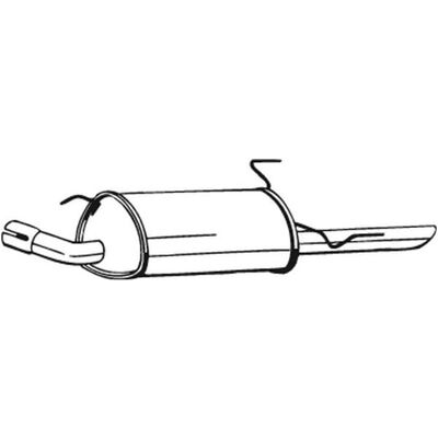 BOSAL 185-405 Rear Exhaust Silencer - Exhaust Part BOSAL 185-405 Rear Exhaust Silencer - Exhaust Part