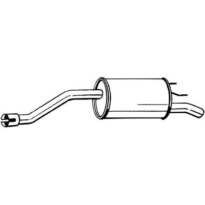 Bakre ljuddämpare BOSAL 185-497 - Exhaust Silencer Bakre ljuddämpare BOSAL 185-497 - Exhaust Silencer