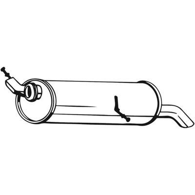 Silencios posterior BOSAL 190-141 - Silenciator de evacuare Silencios posterior BOSAL 190-141 - Silenciator de evacuare