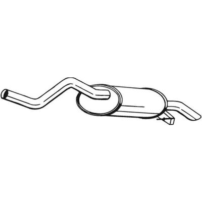 Bosal 200-401 Bagerste lyddæmper - Dæmper Bosal 200-401 Bagerste lyddæmper - Dæmper