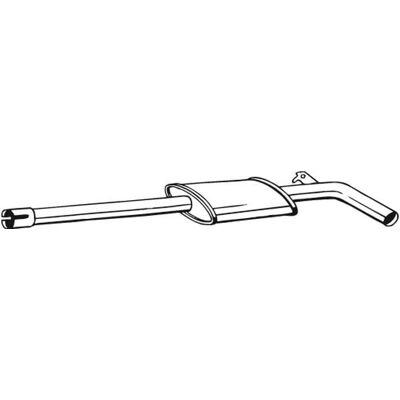 Bosal 200-531 Mittelschalldämpfer - Auspuffanlage Bosal 200-531 Mittelschalldämpfer - Auspuffanlage