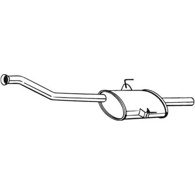 Silencioso Intermediário BOSAL 200-801 - Sistema de escape Silencioso Intermediário BOSAL 200-801 - Sistema de escape