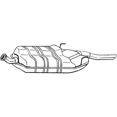 BOSAL 215-831 Takapönttö - Pakokaasujen vaimennin SAAB 900 II Cabriolet, 9-3 Cabriolet, 900 II 3/5 ovet BOSAL 215-831 Takapönttö - Pakokaasujen vaimennin SAAB 900 II Cabriolet, 9-3 Cabriolet, 900 II 3/5 ovet