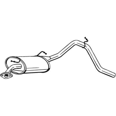 Bosal 219-553 Endschalldämpfer - Exhaust Silencer Bosal 219-553 Endschalldämpfer - Exhaust Silencer