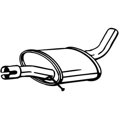 BOSAL Yeti Intermediate Muffler - Exhaust System BOSAL Yeti Intermediate Muffler - Exhaust System