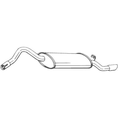 Bosal 220-653 Silencioso traseiro - Silencioso de escape Bosal 220-653 Silencioso traseiro - Silencioso de escape