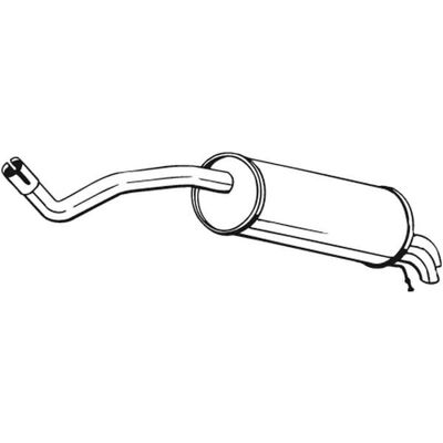 Silenziatore posteriore BOSAL 227-021 - Scarico Silenziatore posteriore BOSAL 227-021 - Scarico