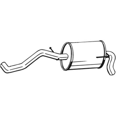 BOSAL Lupo 3L Arosa - Rear exhaust muffler BOSAL Lupo 3L Arosa - Rear exhaust muffler