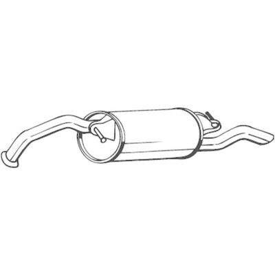 BOSAL 228-045 Hinterer Schalldämpfer für Toyota Yaris Verso - Auspuffmuffe BOSAL 228-045 Hinterer Schalldämpfer für Toyota Yaris Verso - Auspuffmuffe