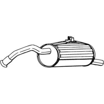Bosal 228-205 Silenzioso posteriore - Scarico Bosal 228-205 Silenzioso posteriore - Scarico