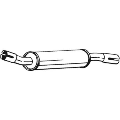 Bosal 228-253 Mellemlangt lydpotte - Udluftningssystem Bosal 228-253 Mellemlangt lydpotte - Udluftningssystem