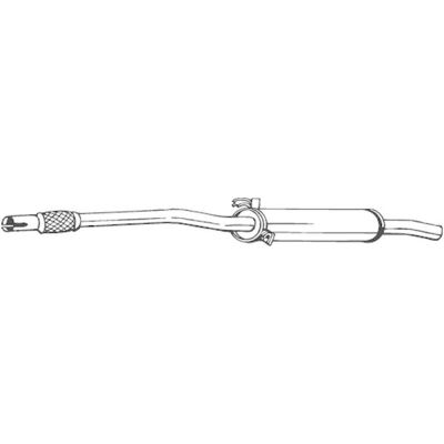 BOSAL 233-397 Mellemluftrørskatalysator - Biludstødning BOSAL 233-397 Mellemluftrørskatalysator - Biludstødning