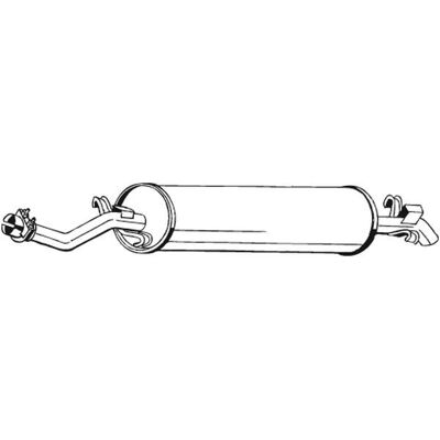 Bosal 278-093 Silencioso traseiro de escape - Silencioso Bosal 278-093 Silencioso traseiro de escape - Silencioso