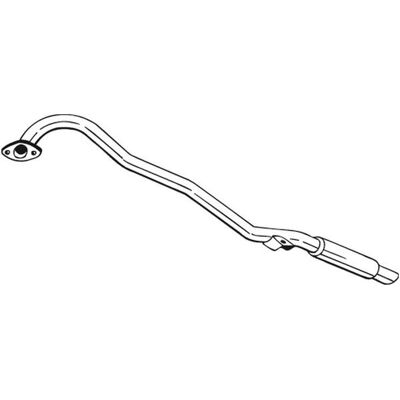 Bosal 278-551 Bakre ljuddämpare - Ljuddämpare för avgaser Bosal 278-551 Bakre ljuddämpare - Ljuddämpare för avgaser