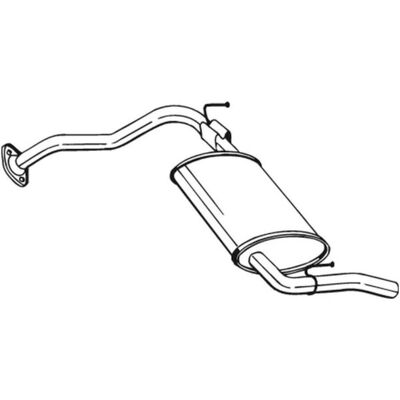 BOSAL - 278-603 - MAZDA 323 P/V 3/5 DØRER - Rear - Muffler BOSAL - 278-603 - MAZDA 323 P/V 3/5 DØRER - Rear - Muffler