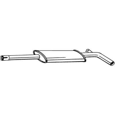 Bosal 278-611 Silenzioso Intermedio - Sistema di scarico Bosal 278-611 Silenzioso Intermedio - Sistema di scarico