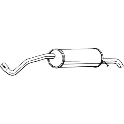BOSAL 278-715 Bagudæmper - Udledning for Skoda Fabia 2, Seat Córdoba II BOSAL 278-715 Bagudæmper - Udledning for Skoda Fabia 2, Seat Córdoba II
