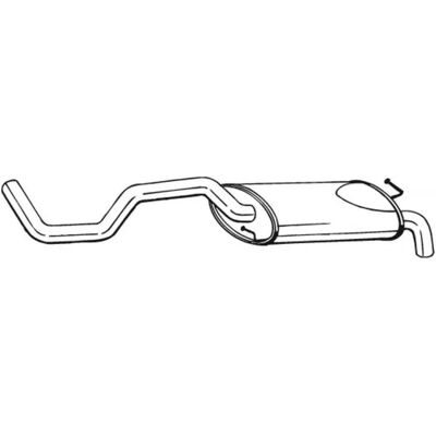Bosal 278-853 Takavälikorisu - Pakoputki Bosal 278-853 Takavälikorisu - Pakoputki