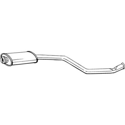 BOSAL 279-095 pakoputken äänenvaimennin - Pakoputken äänenvaimennin BOSAL 279-095 pakoputken äänenvaimennin - Pakoputken äänenvaimennin