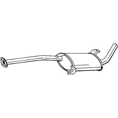 BOSAL 279-125 Välisäleikkö - Pakoputkisto BOSAL 279-125 Välisäleikkö - Pakoputkisto