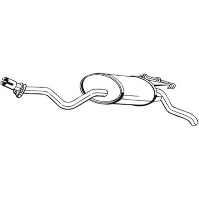 Bosal 279-349 Καταστολέας εξάτμισης - Καταστολέας εξάτμισης Bosal 279-349 Καταστολέας εξάτμισης - Καταστολέας εξάτμισης