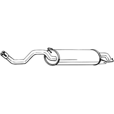 BOSAL Takapään äänenvaimennin - Pakoputkisto VW, SEAT BOSAL Takapään äänenvaimennin - Pakoputkisto VW, SEAT