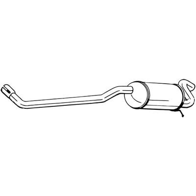 Bosal 279-783 Silenziatore posteriore per Dacia Sandero 2 - Scarico Bosal 279-783 Silenziatore posteriore per Dacia Sandero 2 - Scarico