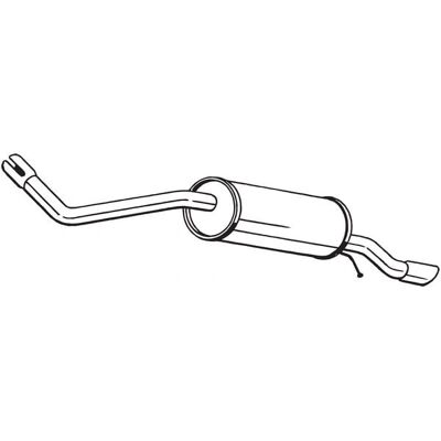 BOSAL 279-839 Audi A1 3/5 porte - Silenziatore di scarico BOSAL 279-839 Audi A1 3/5 porte - Silenziatore di scarico