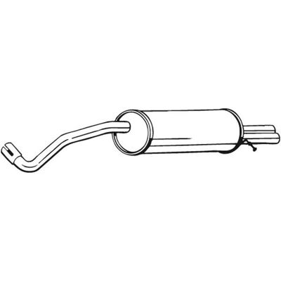Bosal 280-137 Achter demper - Uitlaatsysteem voor Seat Ibiza 3 Bosal 280-137 Achter demper - Uitlaatsysteem voor Seat Ibiza 3