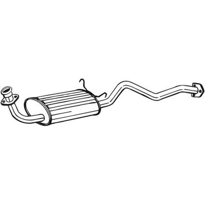 BOSAL 280-159 Mittelschalldämpfer - Abgasdämpfer BOSAL 280-159 Mittelschalldämpfer - Abgasdämpfer