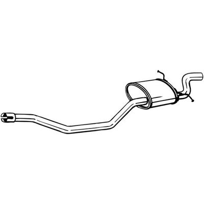 Bosal 280-253 Silenzioso posteriore per Mini - Parte del sistema di scarico Bosal 280-253 Silenzioso posteriore per Mini - Parte del sistema di scarico
