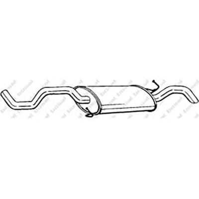 BOSAL 281-373 Heckschalldämpfer - Abgasanlage BOSAL 281-373 Heckschalldämpfer - Abgasanlage