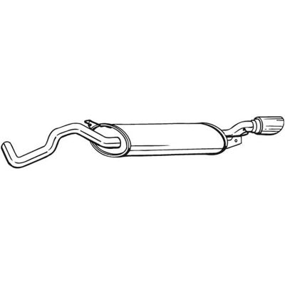 Bosal 8N0253609 Auspuffendtopf für Audi TT Bosal 8N0253609 Auspuffendtopf für Audi TT