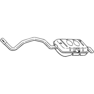 BOSAL 281-813 Πίσω σιγαστήρας - Καταλύτης εξάτμισης BOSAL 281-813 Πίσω σιγαστήρας - Καταλύτης εξάτμισης
