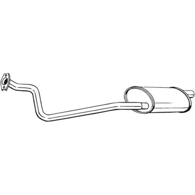 Bosal 282-379 Silenziatore anteriore - Citroën, Fiat, Peugeot Bosal 282-379 Silenziatore anteriore - Citroën, Fiat, Peugeot