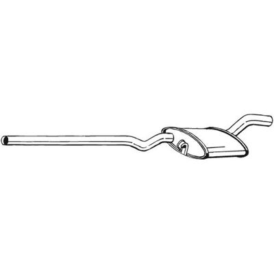 Bosal 282-599 Mittelschalldämpfer - Abgasanlage Bosal 282-599 Mittelschalldämpfer - Abgasanlage