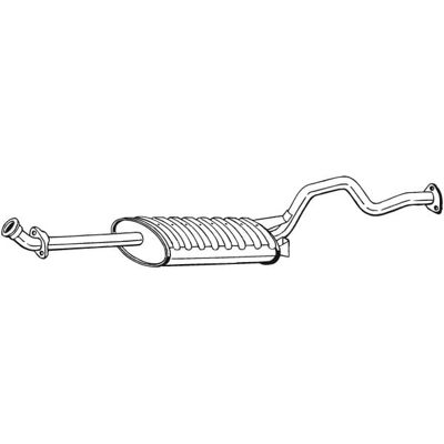BOSAL 282-891 Auspuffdämpfer - Mittelstück für Mitsubishi Pajero 2 BOSAL 282-891 Auspuffdämpfer - Mittelstück für Mitsubishi Pajero 2
