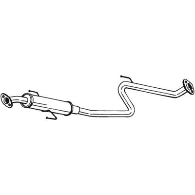 Bosal 283-163 Mittelrohrschalldämpfer - Mittelrohrschalldämpfer Bosal 283-163 Mittelrohrschalldämpfer - Mittelrohrschalldämpfer