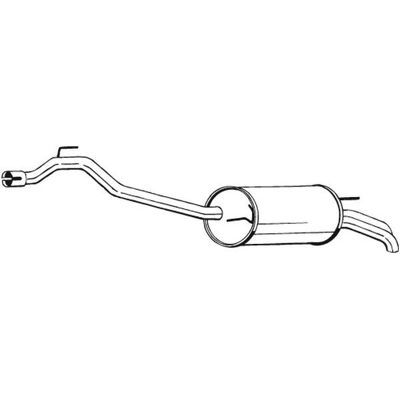 BOSAL 283-385 Πίσω αποσβεστήρας καυσαερίων VW Transporter T4 - Σύστημα εξάτμισης BOSAL 283-385 Πίσω αποσβεστήρας καυσαερίων VW Transporter T4 - Σύστημα εξάτμισης