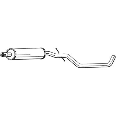 Bosal 283-655 Środkowy tłumik - Układ wydechowy Bosal 283-655 Środkowy tłumik - Układ wydechowy